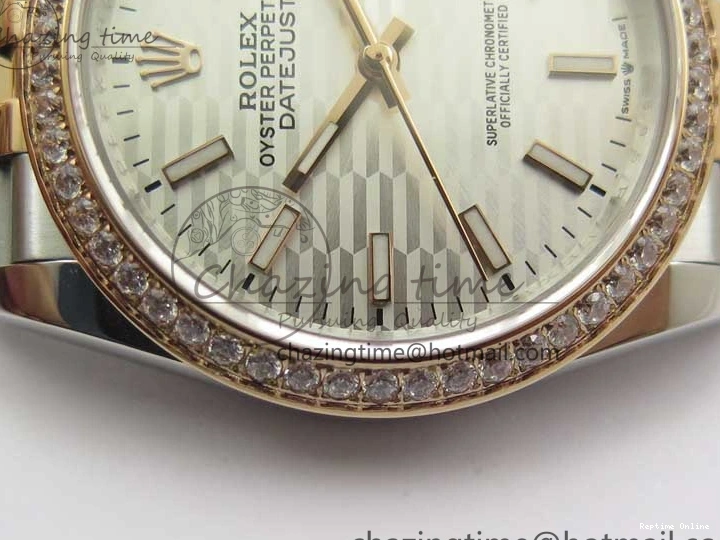 1227 Sustainable DateJust 36 SS RG 126281 BP Maker 1:1 Best Edition Silver Dial on Oyster Bracelet 2502